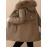 Fluffy Trim Hooded Warm Coat, Casual Zip Up Long Sleeve Winter Outerwear, Women's Clothing