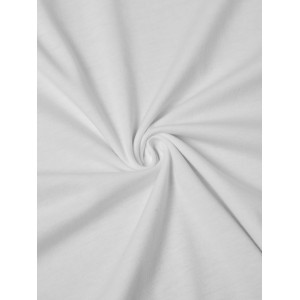 Portrait & Letter Print Crew Neck T-Shirt, Casual Short Sleeve Top For Spring & Summer, Women's Clothing