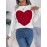 Twist Heart Knitted Pullover Sweater, Casual Long Sleeve Sweater For Fall & Winter, Women's Clothing